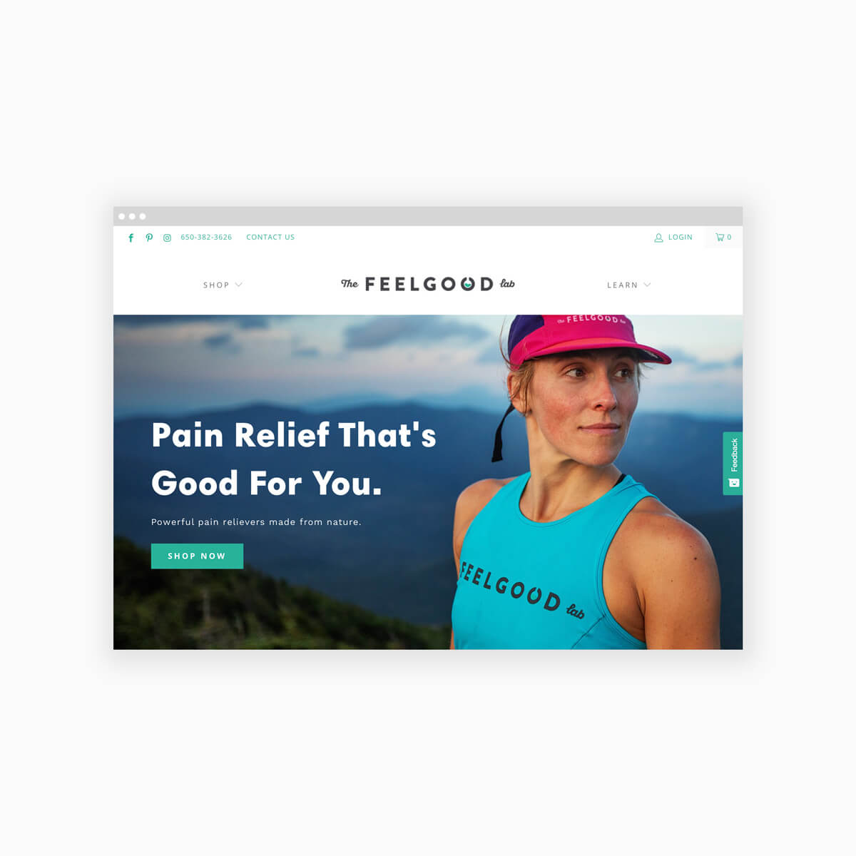 The Feel Good Lab Website